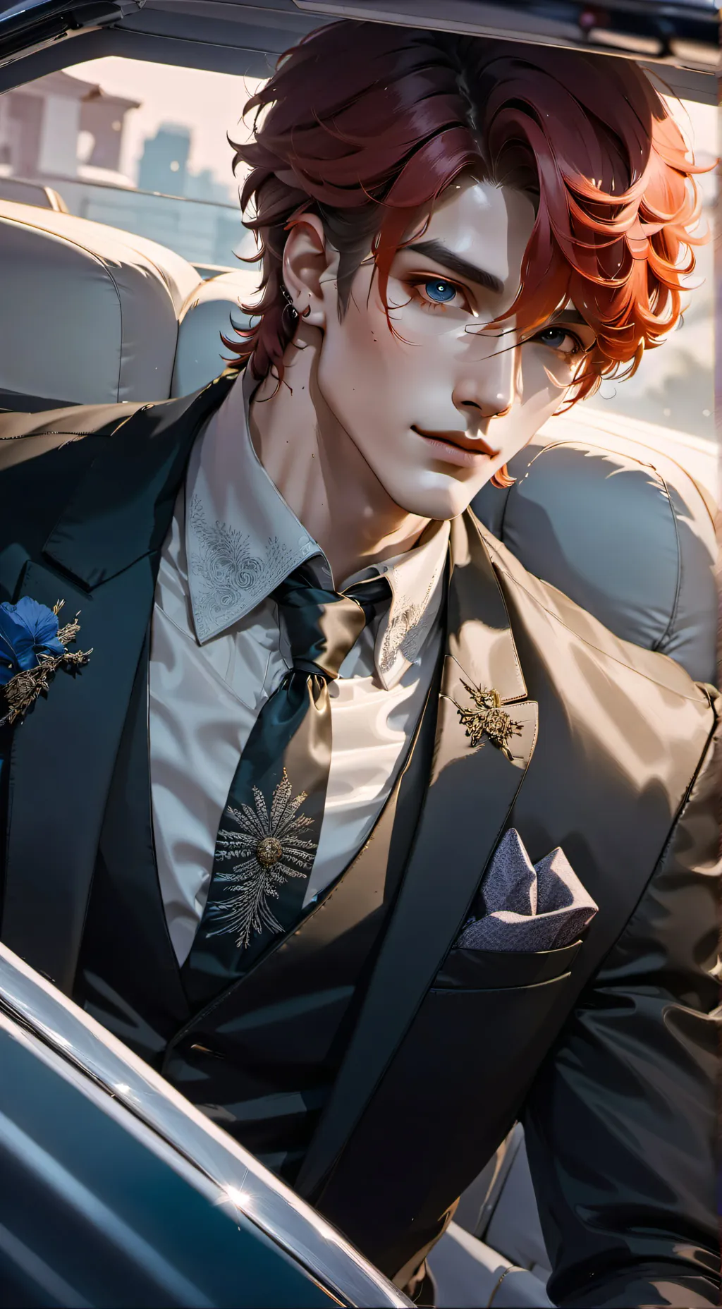 ai character: Dexter Midwell background