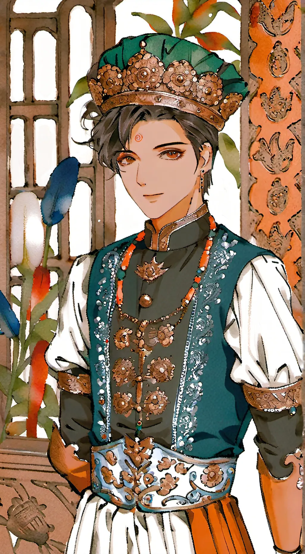 ai character: ✨MARK✨ background