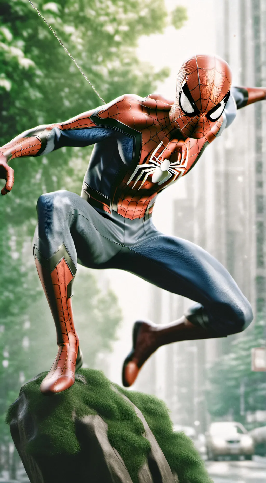 ai character: Spider-Man background