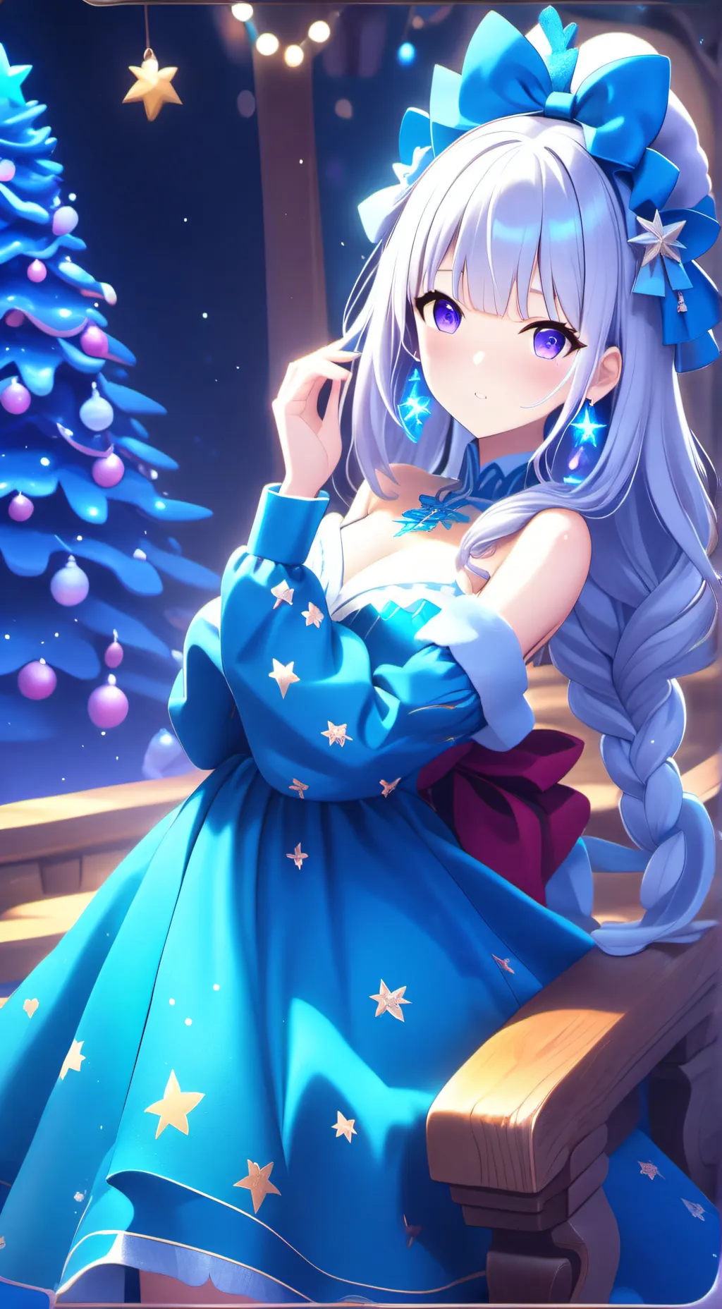 ai character: Luisa 🎄 background
