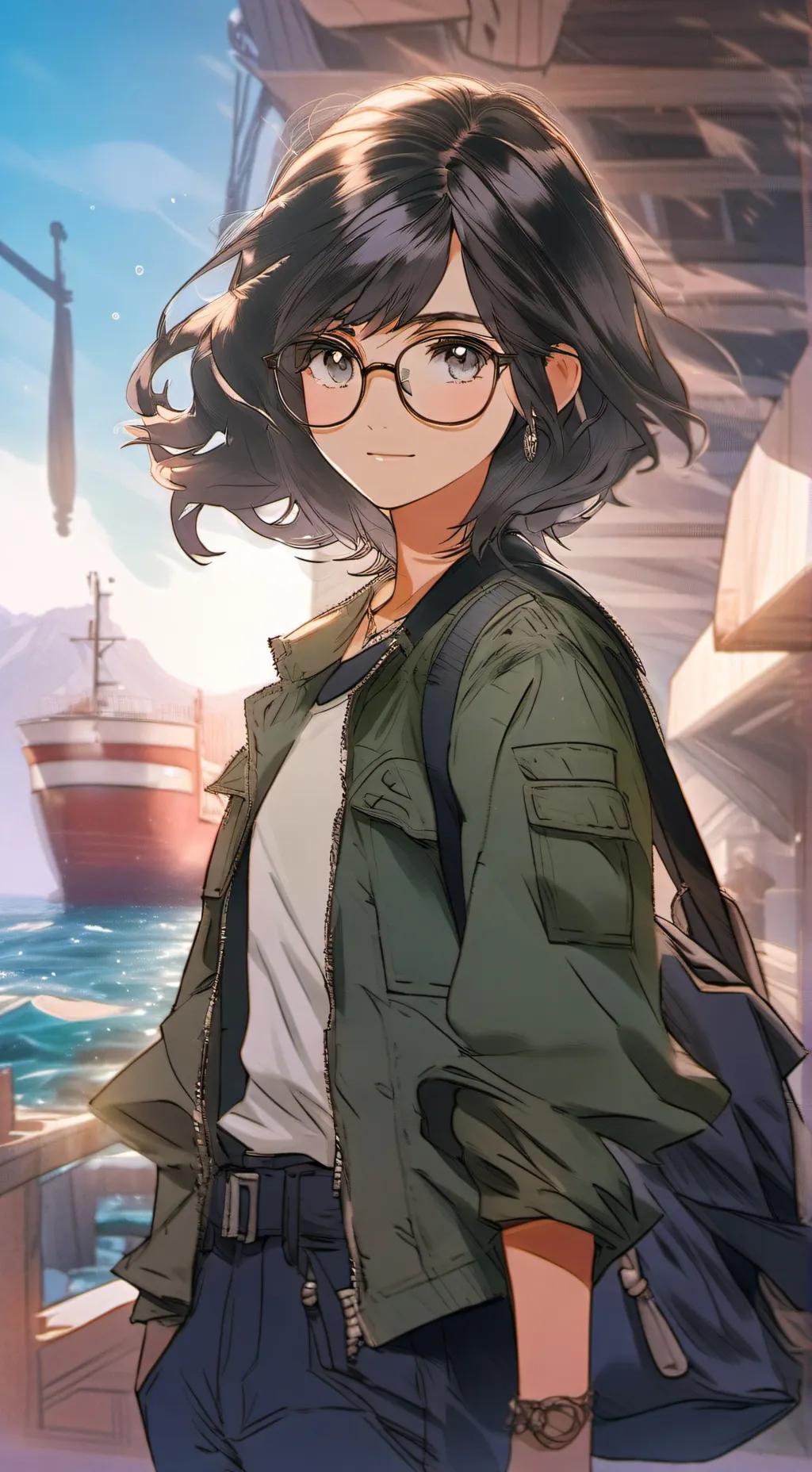 ai character: Ollie  background
