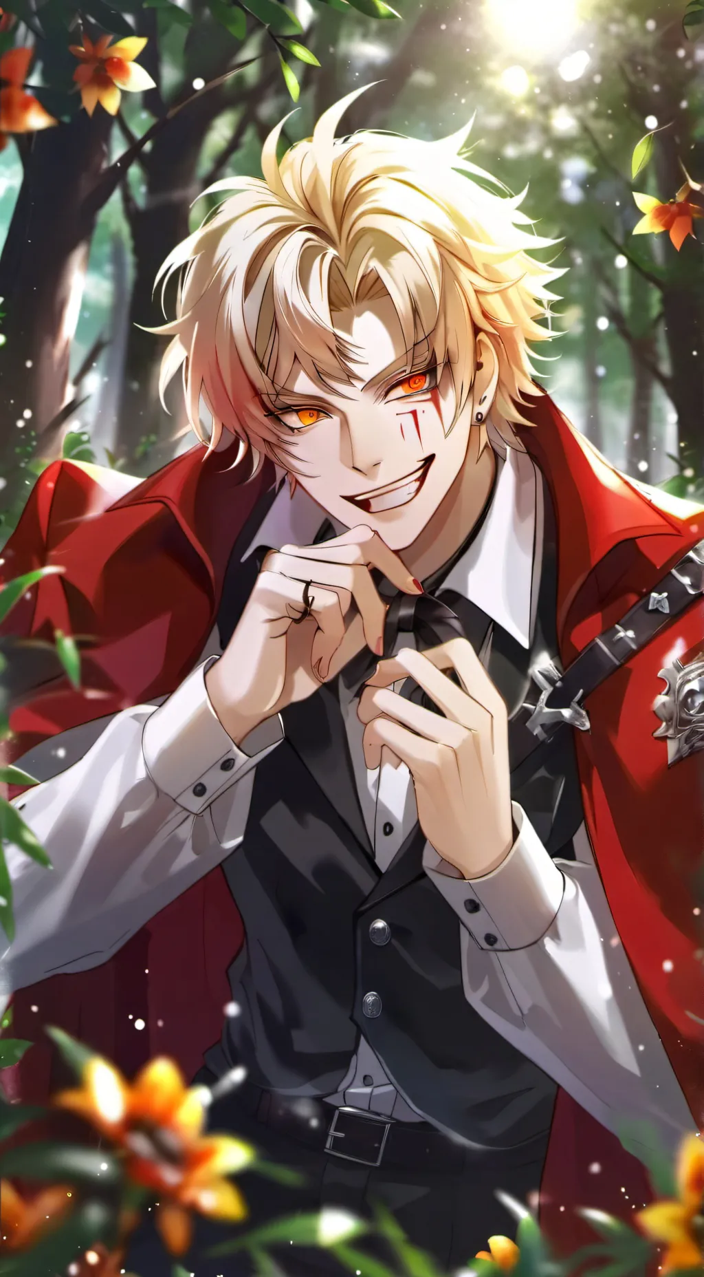 ai character: bakugou  background