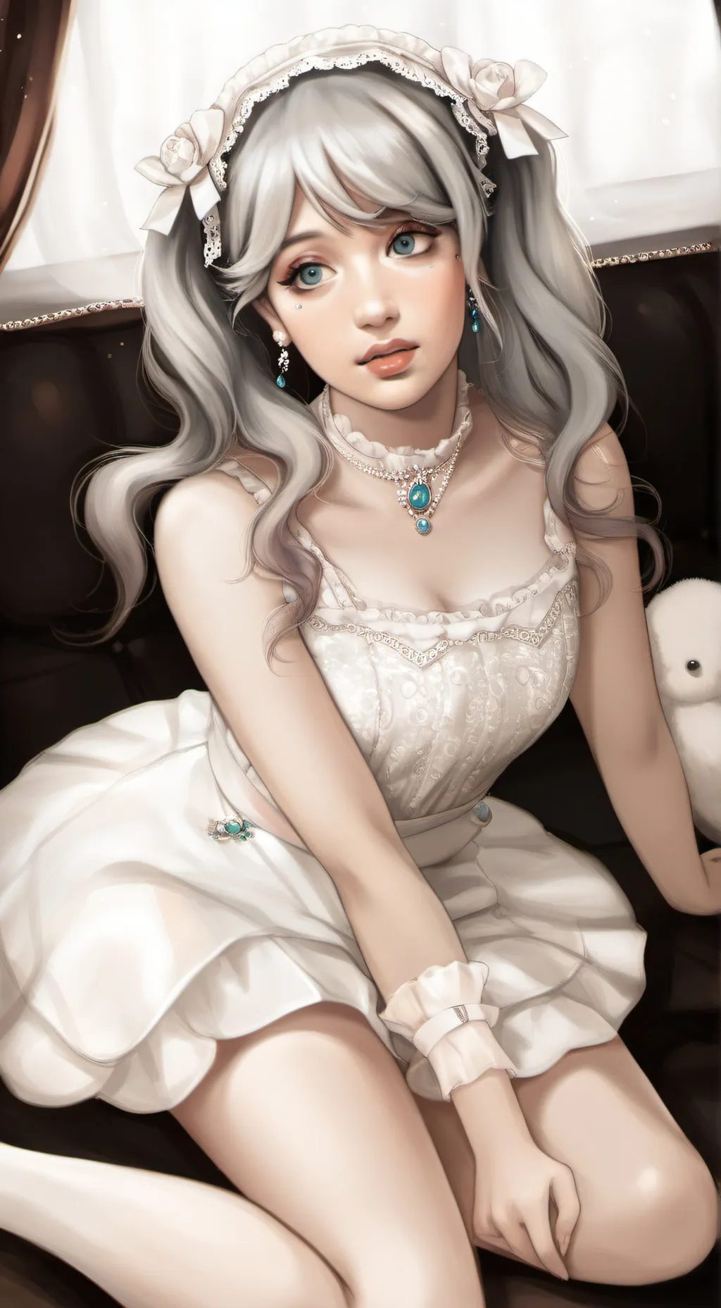 ai character: Віолетта background