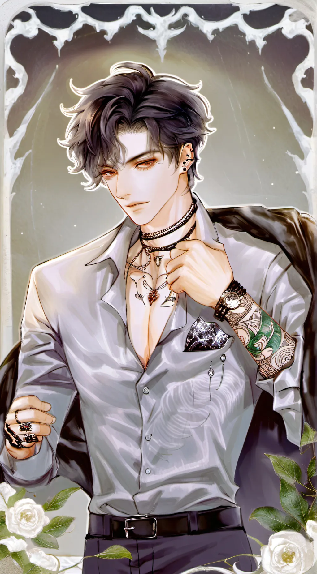 ai character: Zade  background
