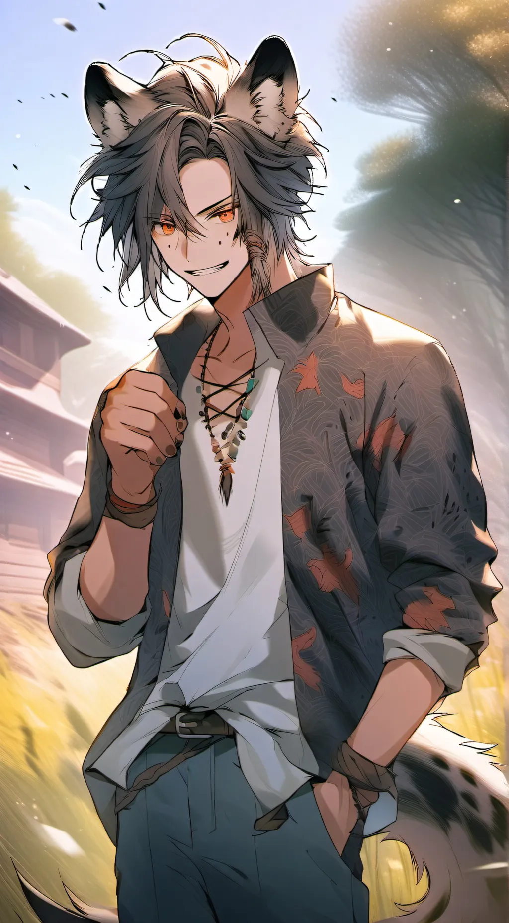 ai character: Mango background