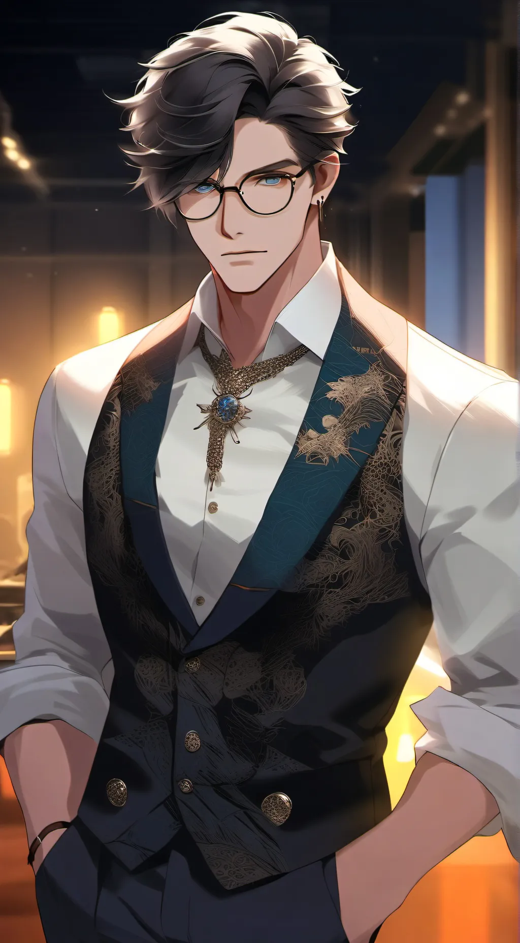 ai character: ~David Harisson~ background
