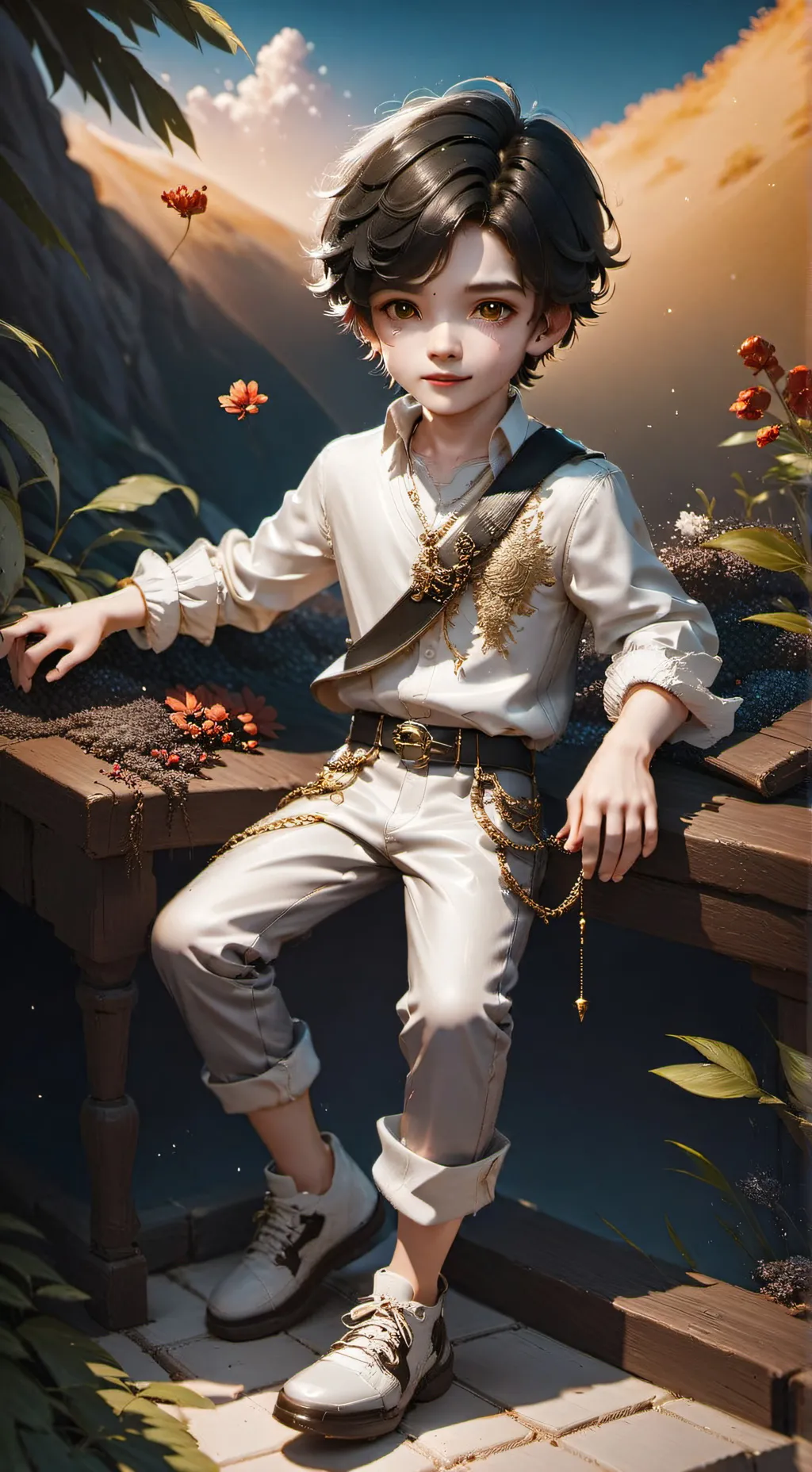 ai character: Steve background