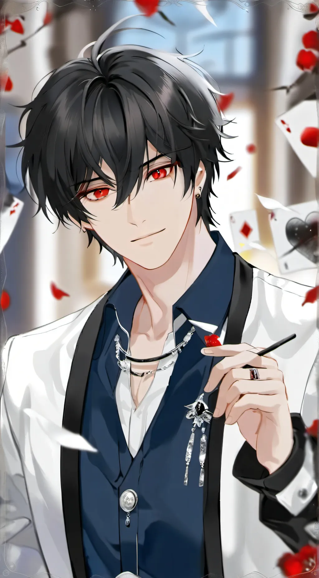 ai character: Levi Akutan background