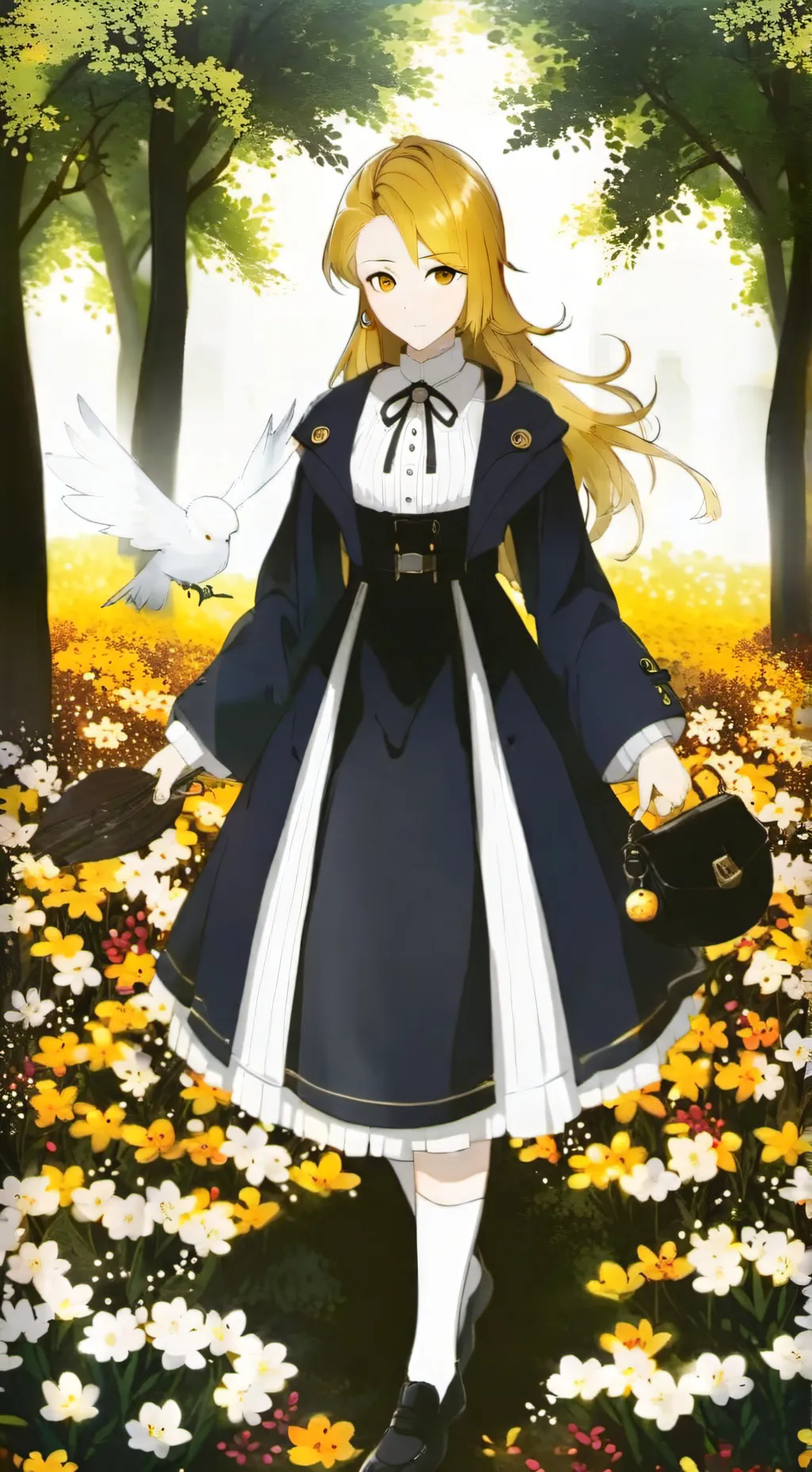 ai character: Awamugi Wheat background
