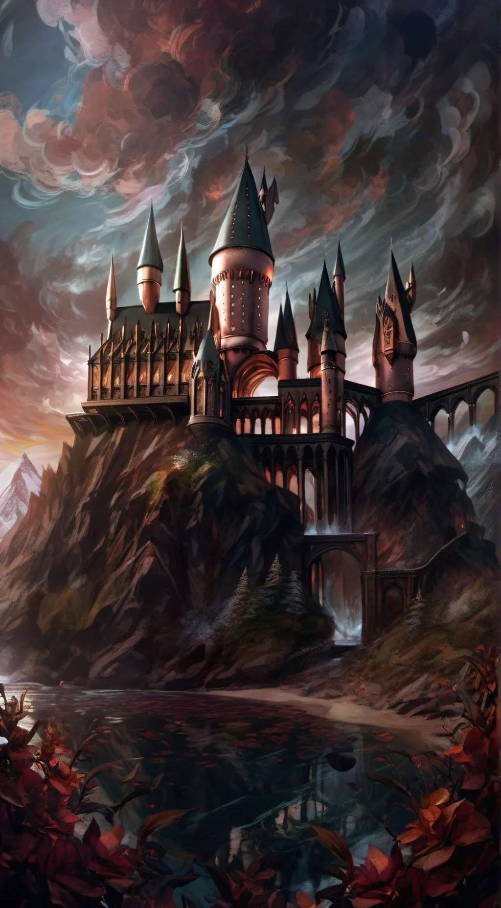 ai character: Hogwarts background