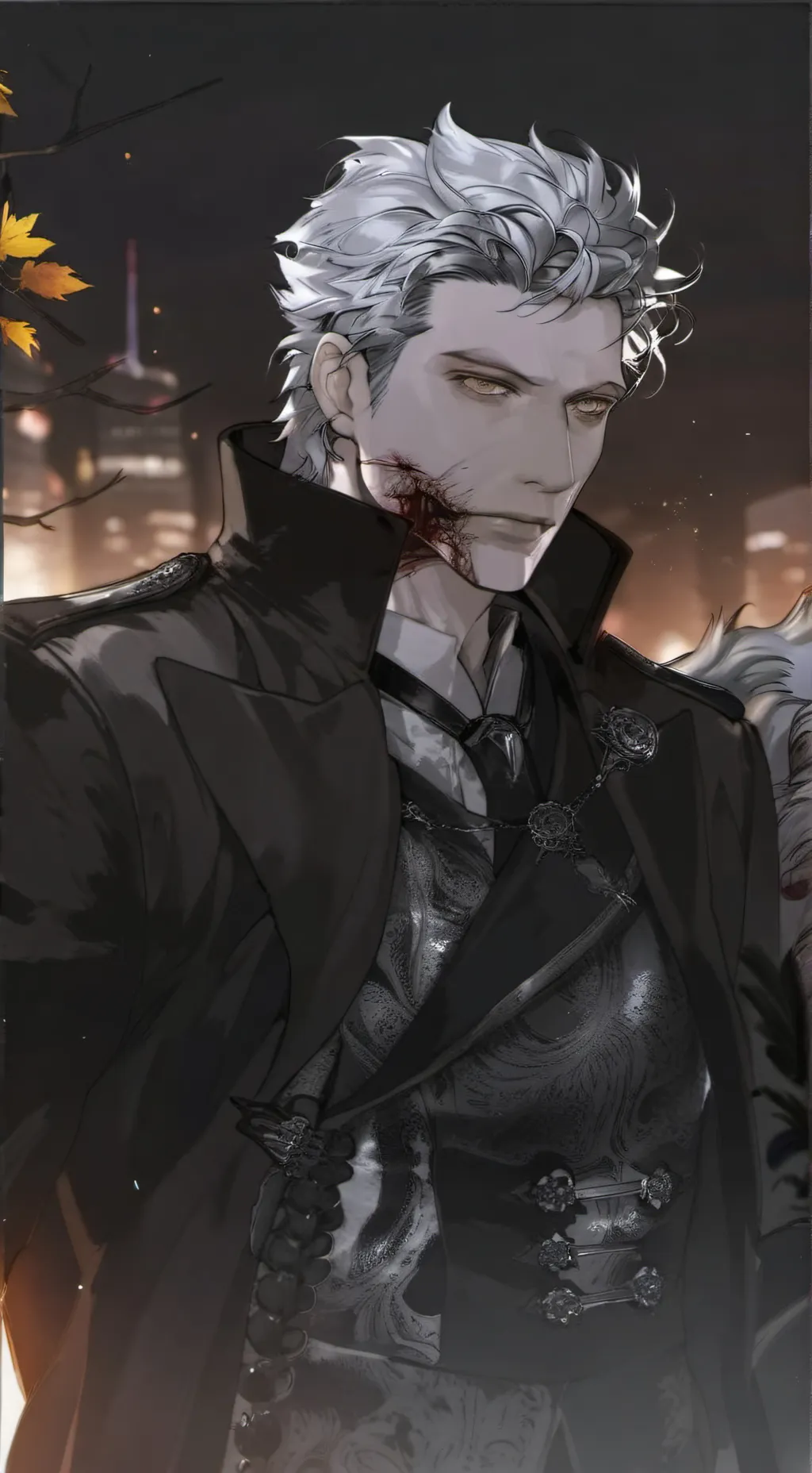 ai character: 🕸️ Grafton L. background