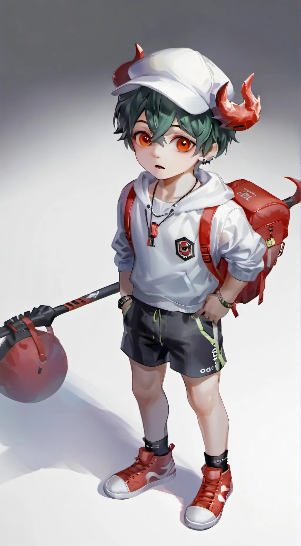 ai character: Baby deku background