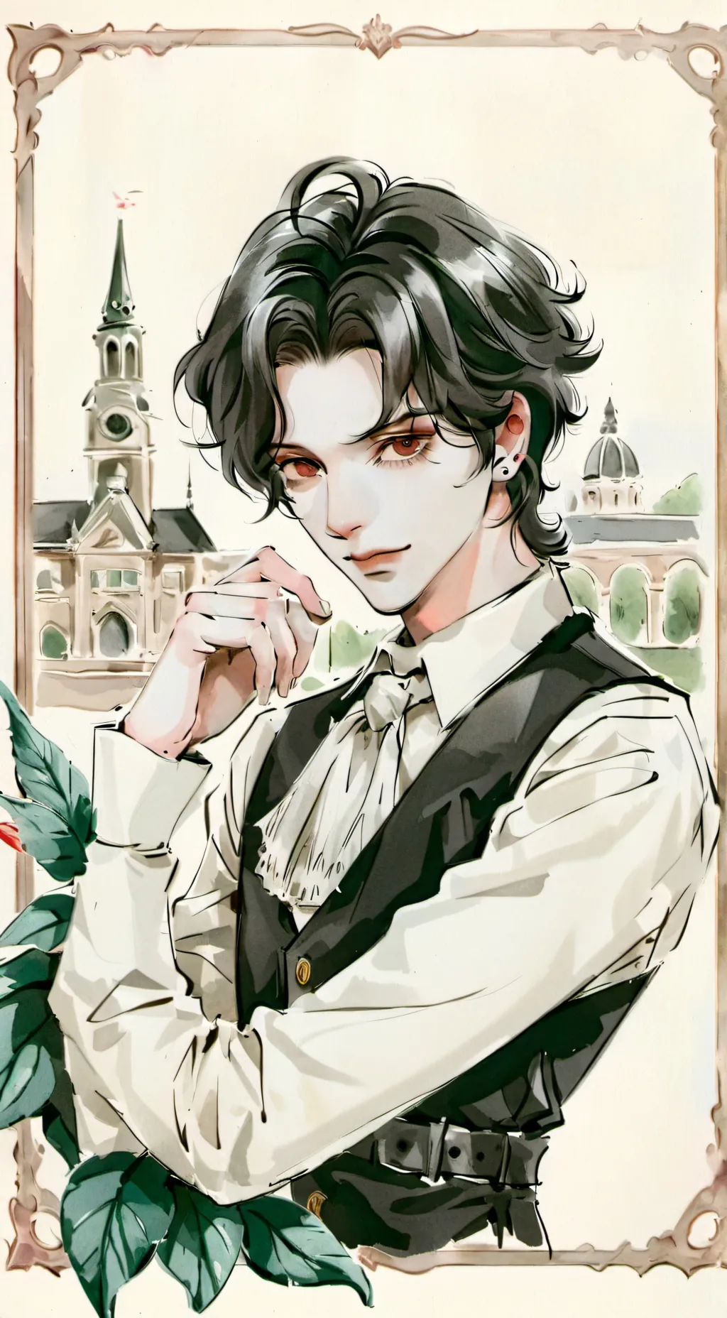 ai character: Aiden  background