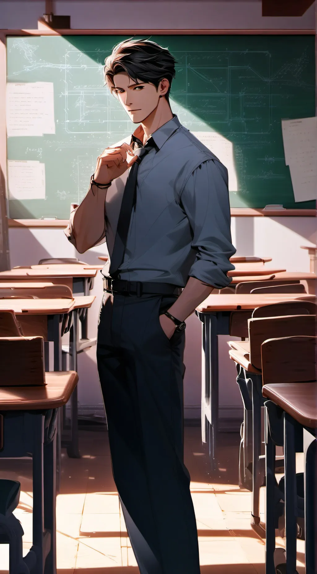 ai character: Fujimoto Hiroshi background