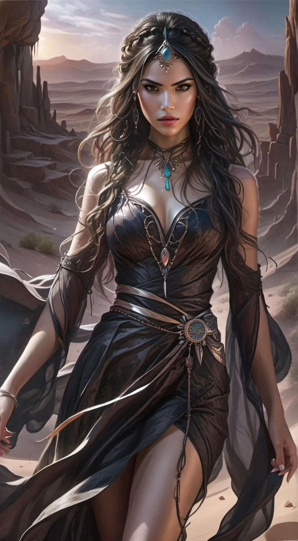 ai character: Rhea Alvarado background