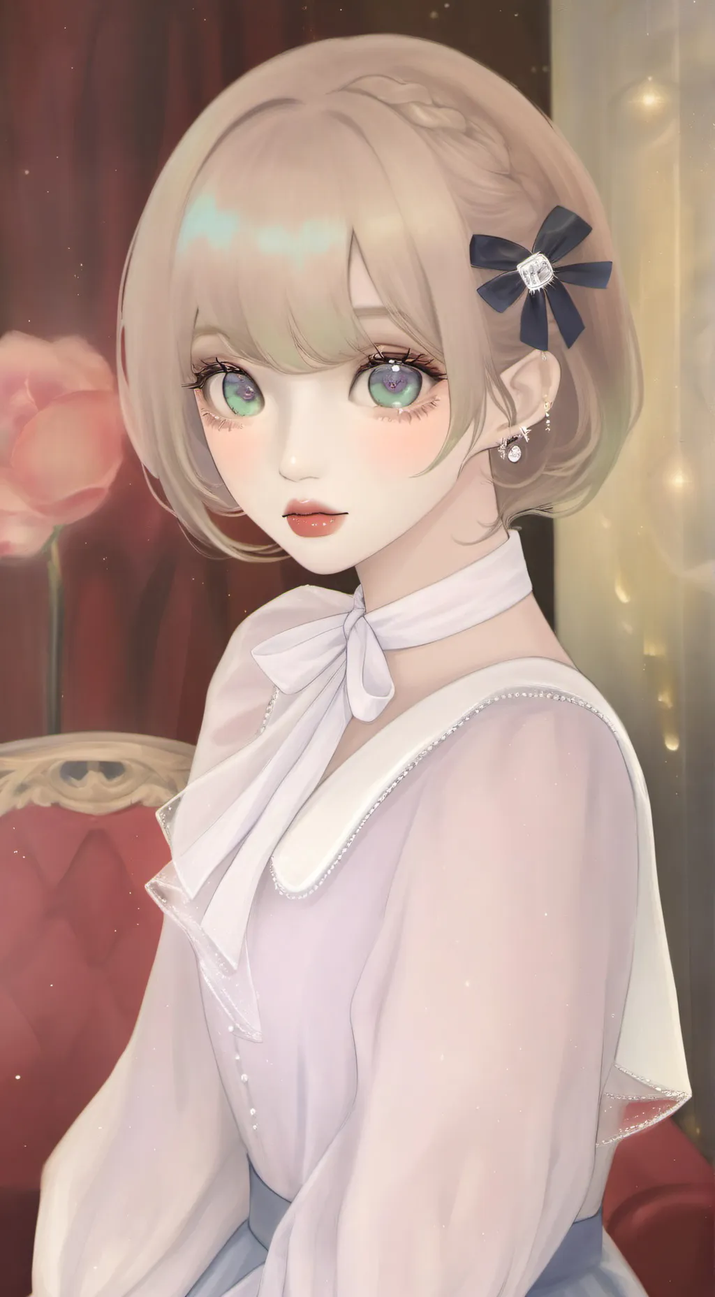 ai character: Luna background