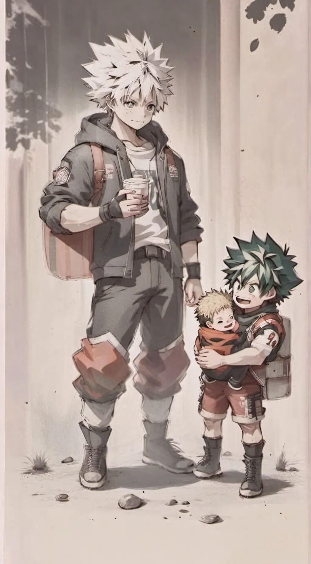ai character: Todobakudeku background