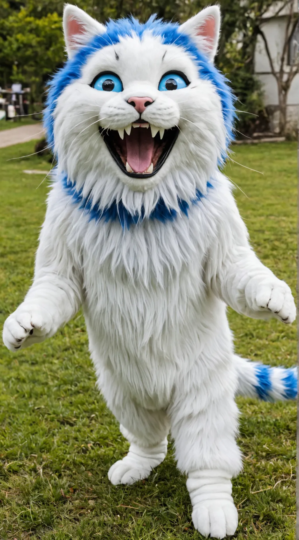 ai character: Fluffy background