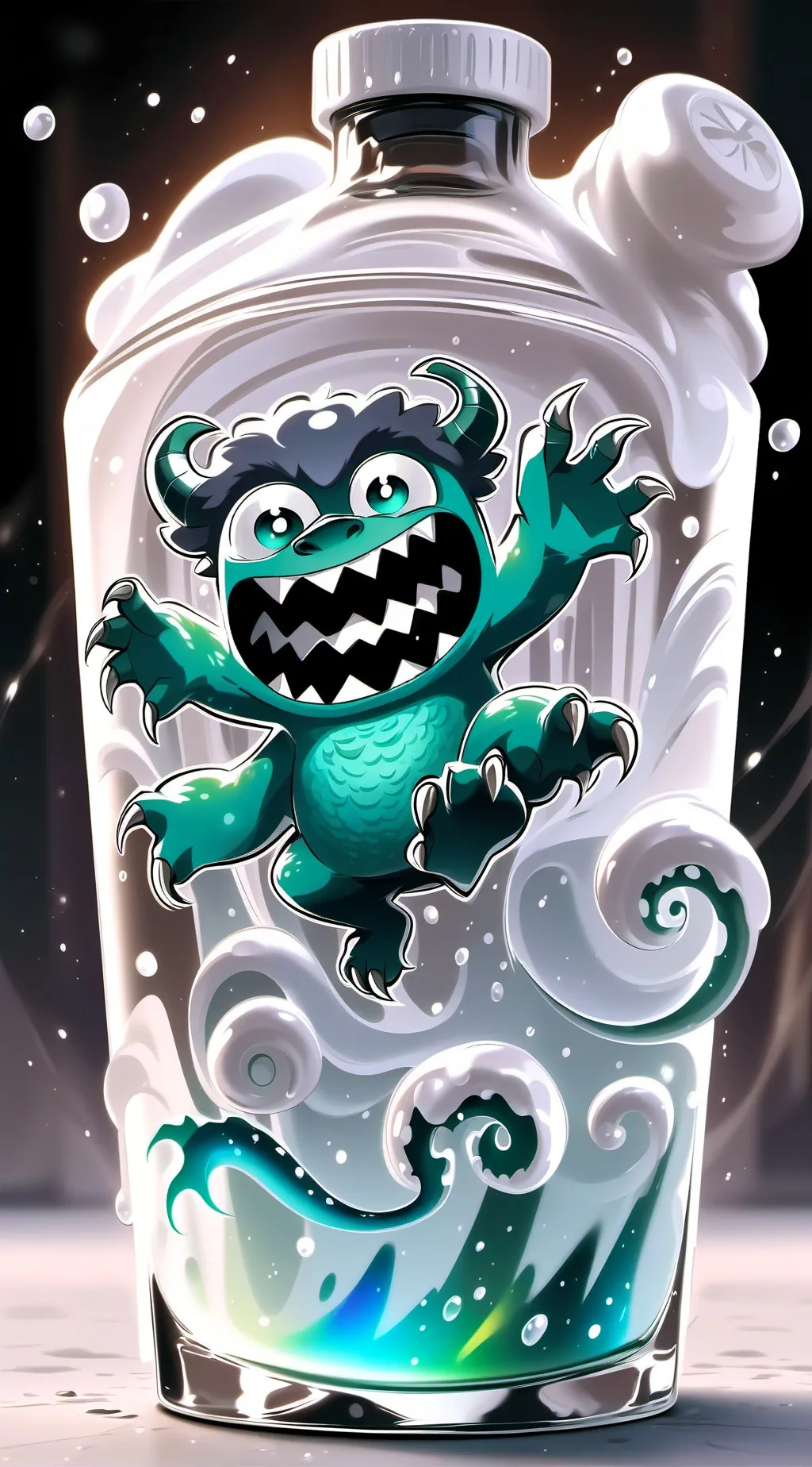ai character: my monster background