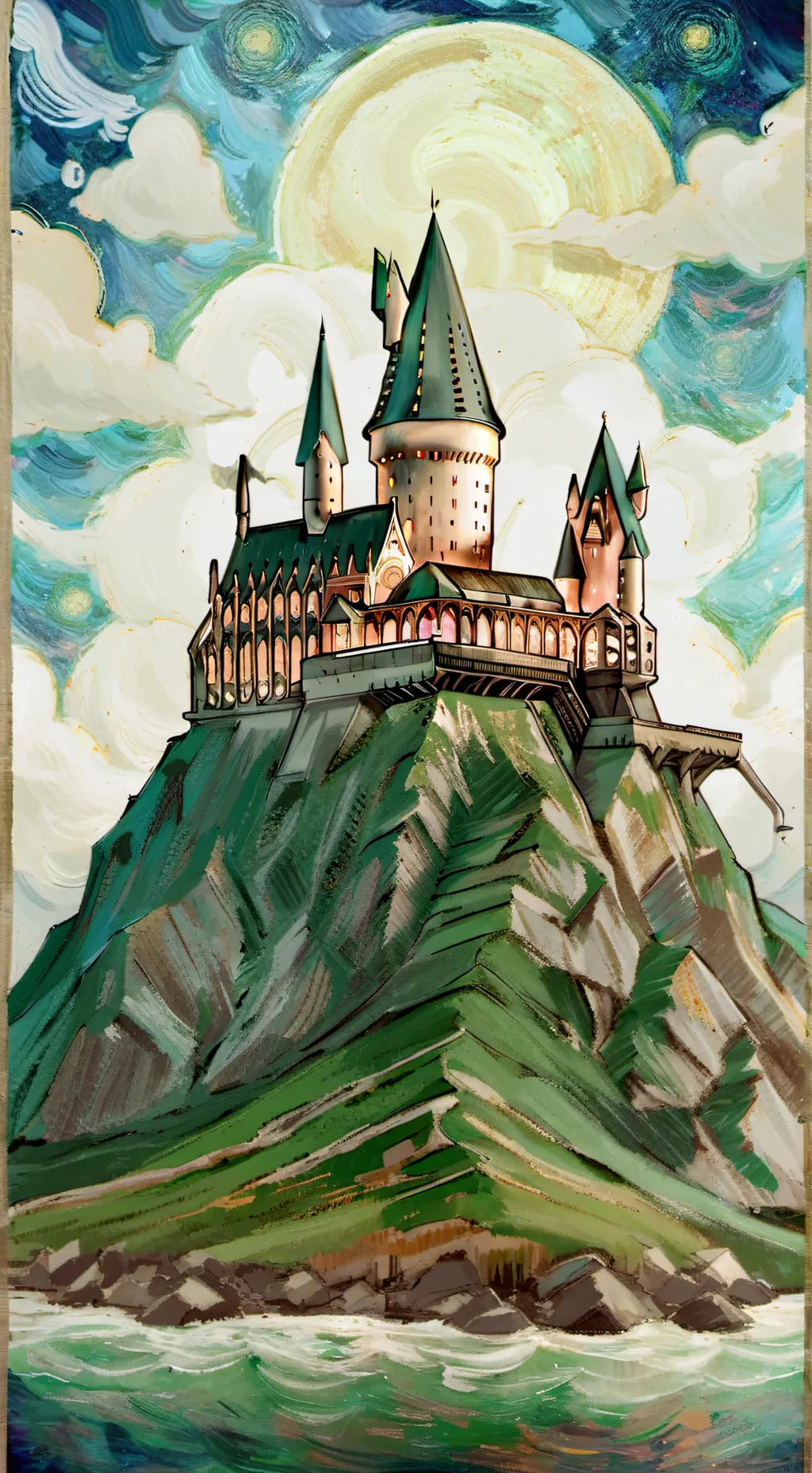 ai character: hogwarts background