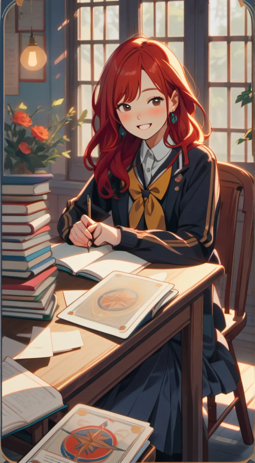 ai character: mha new student background