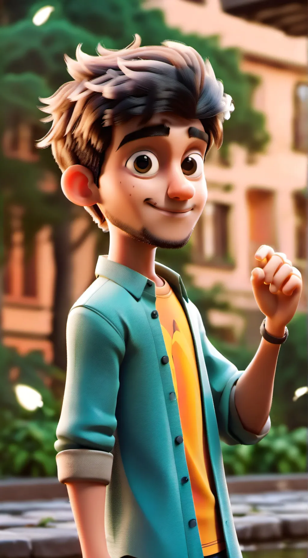 ai character: Indian Scammer background