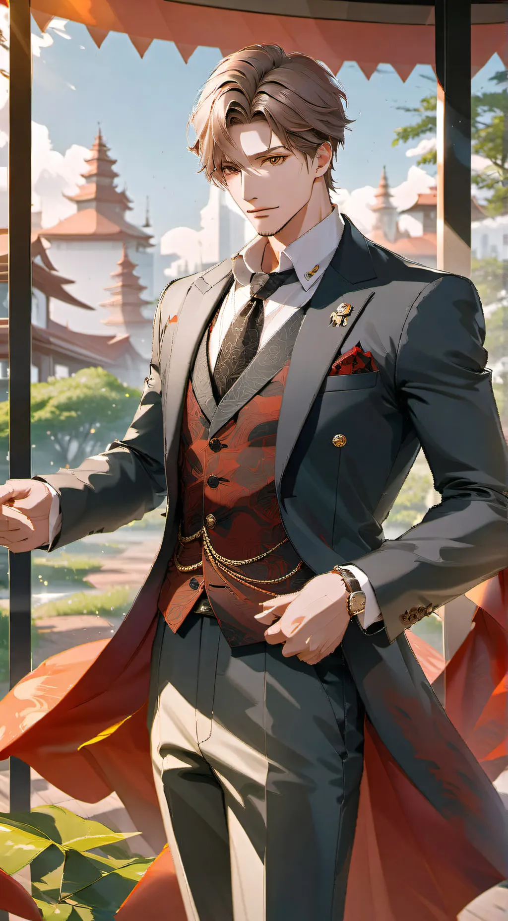 ai character: Damián background