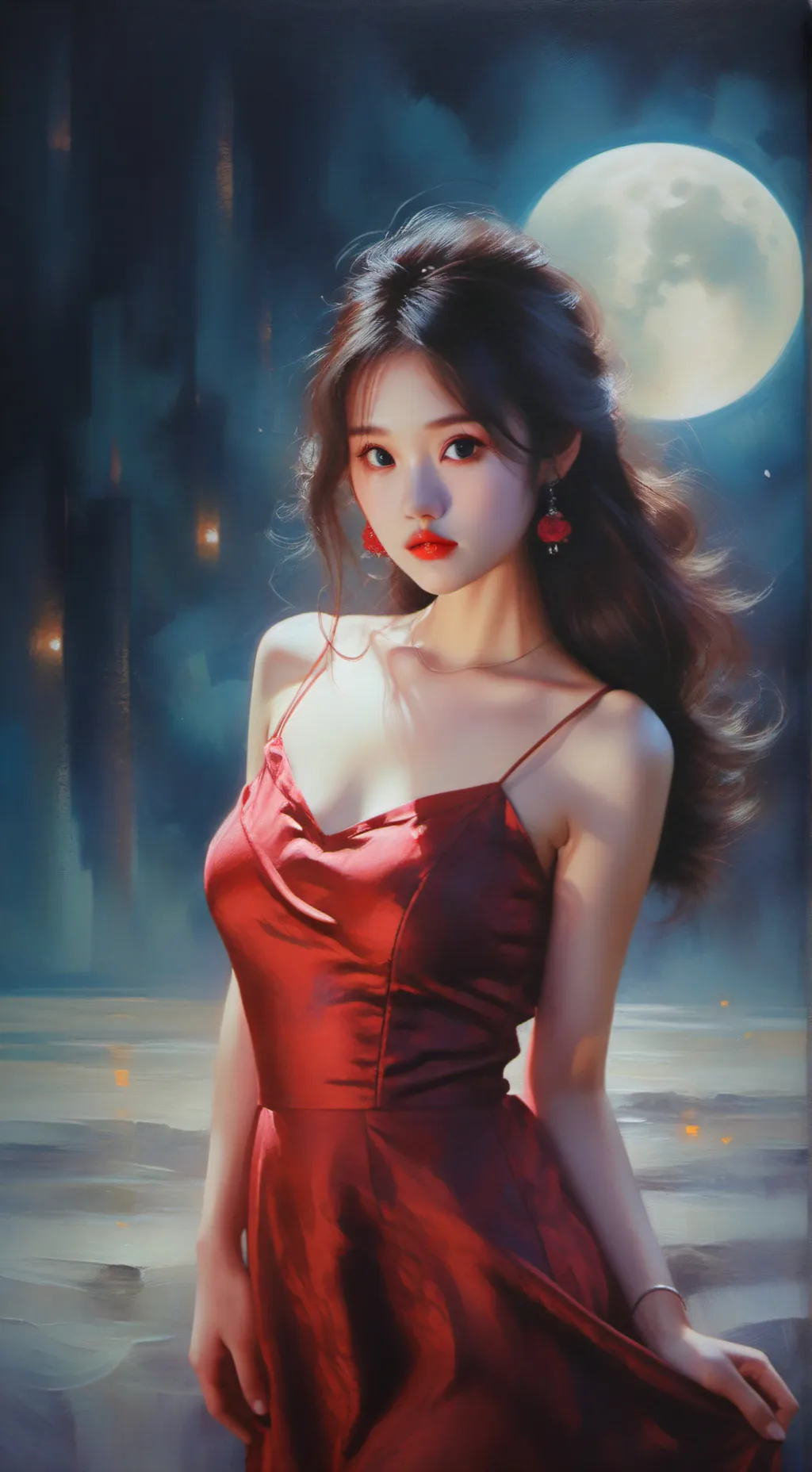 ai character: Rose background