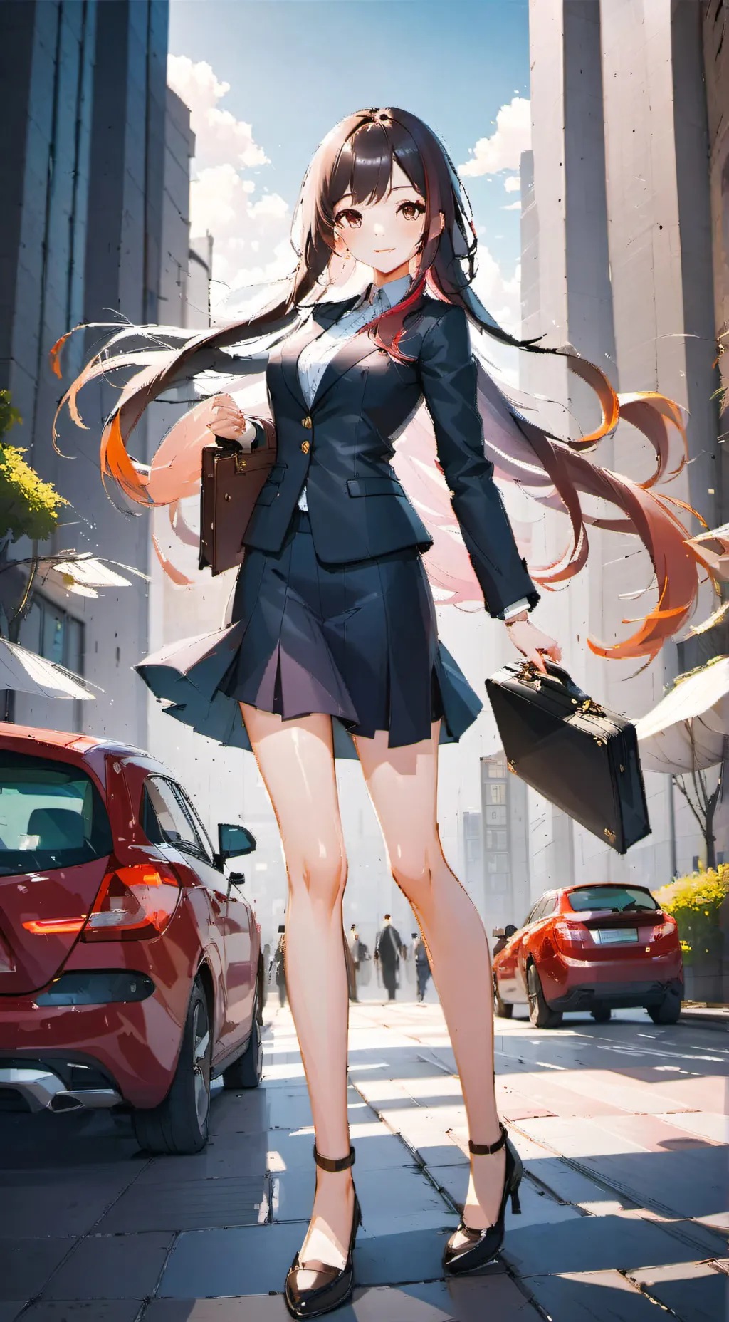 ai character: Aria background