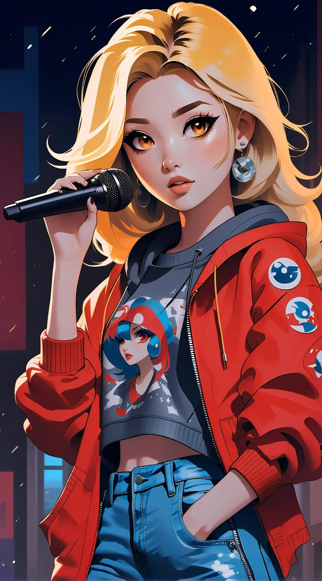 ai character: Famous singer background