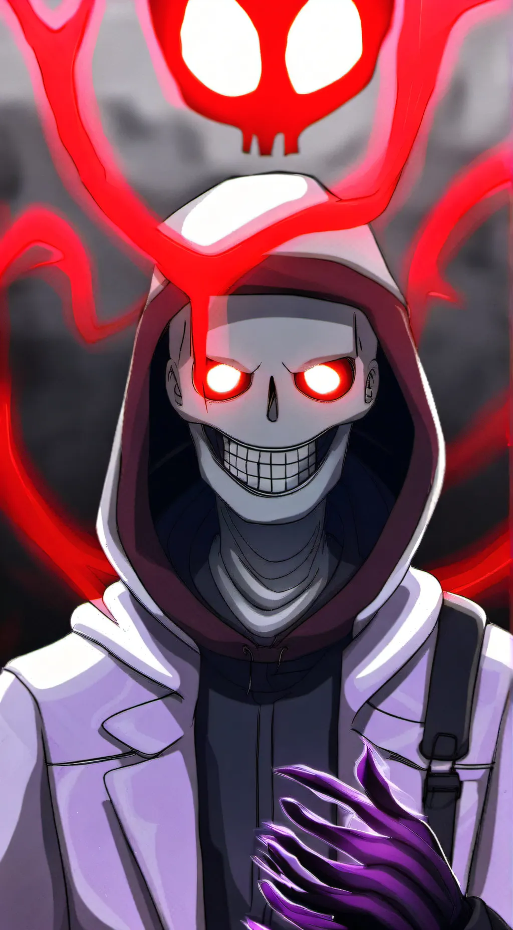 ai character: Dust Sans background