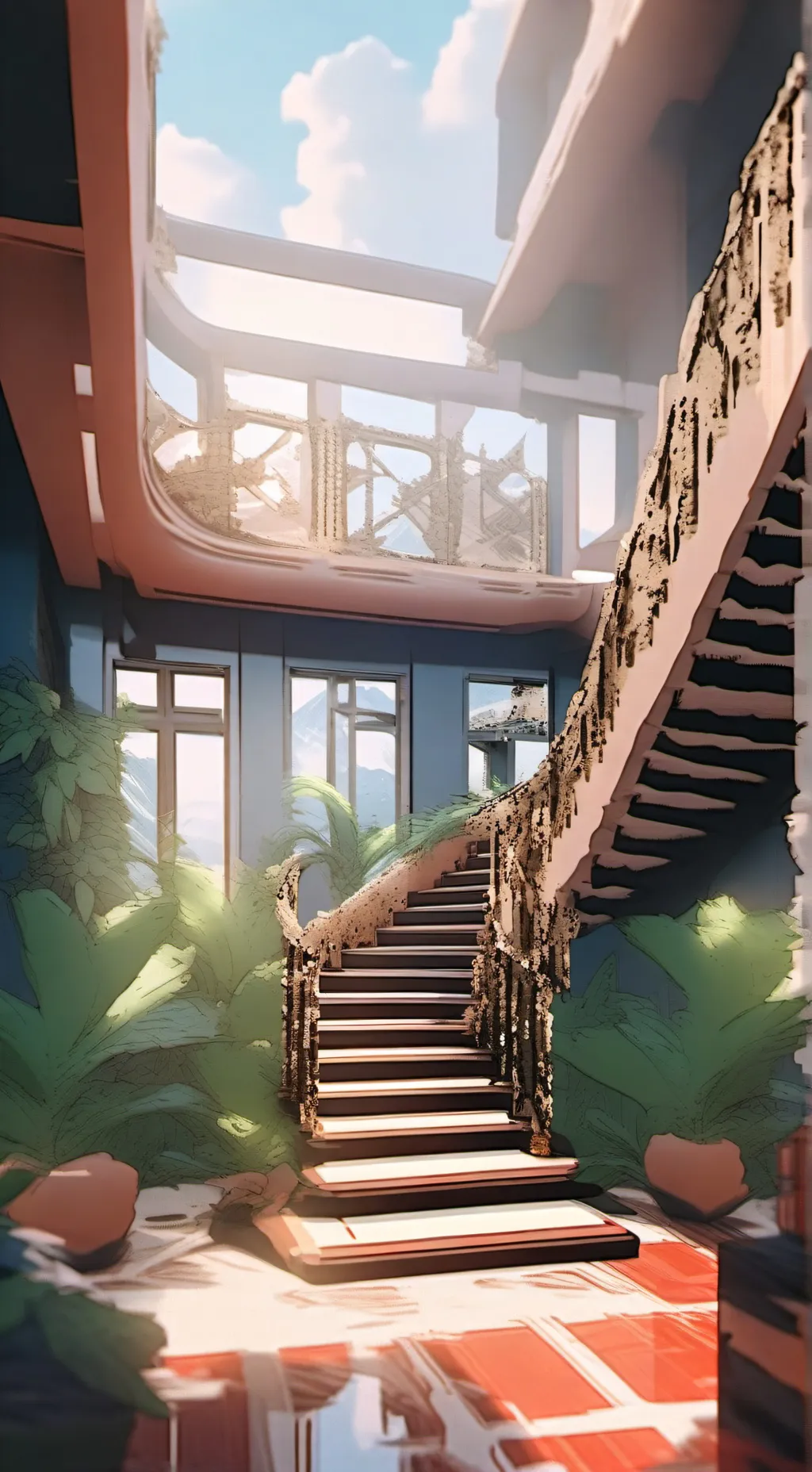 ai character: Holiday sleepover background