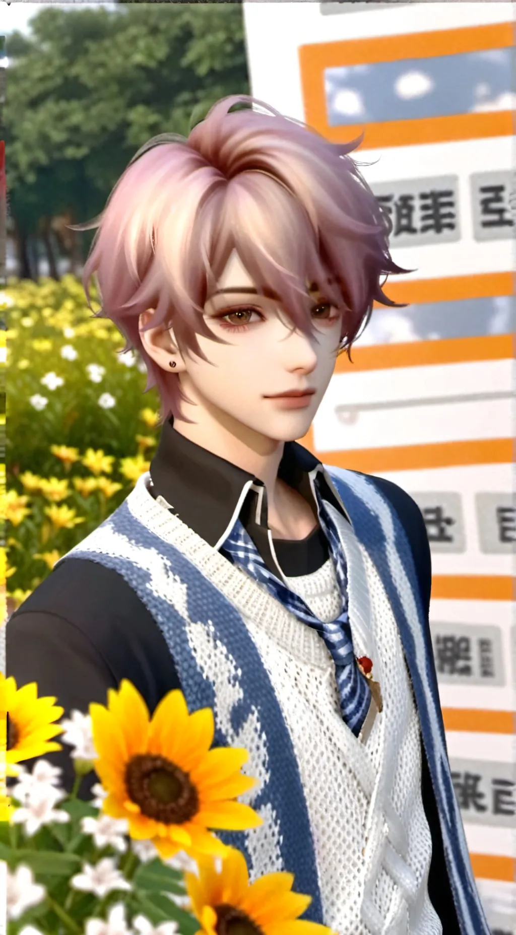 ai character: 甘锦宏 background