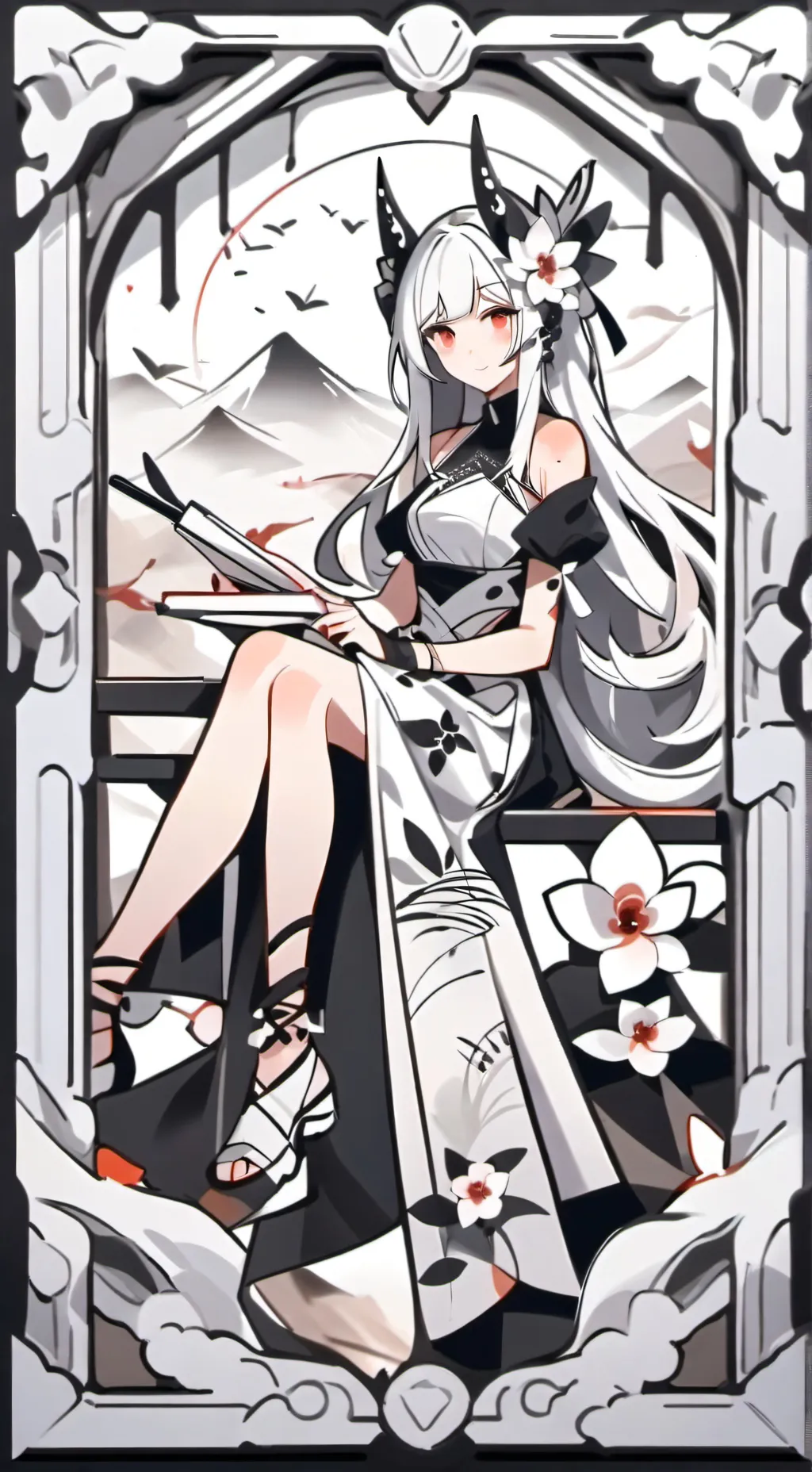 ai character: Аня background