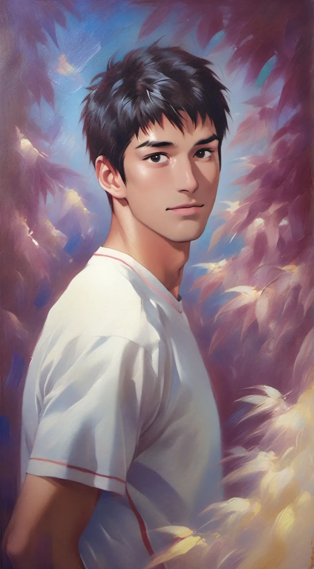 ai character: Hisashi Mitsui  background