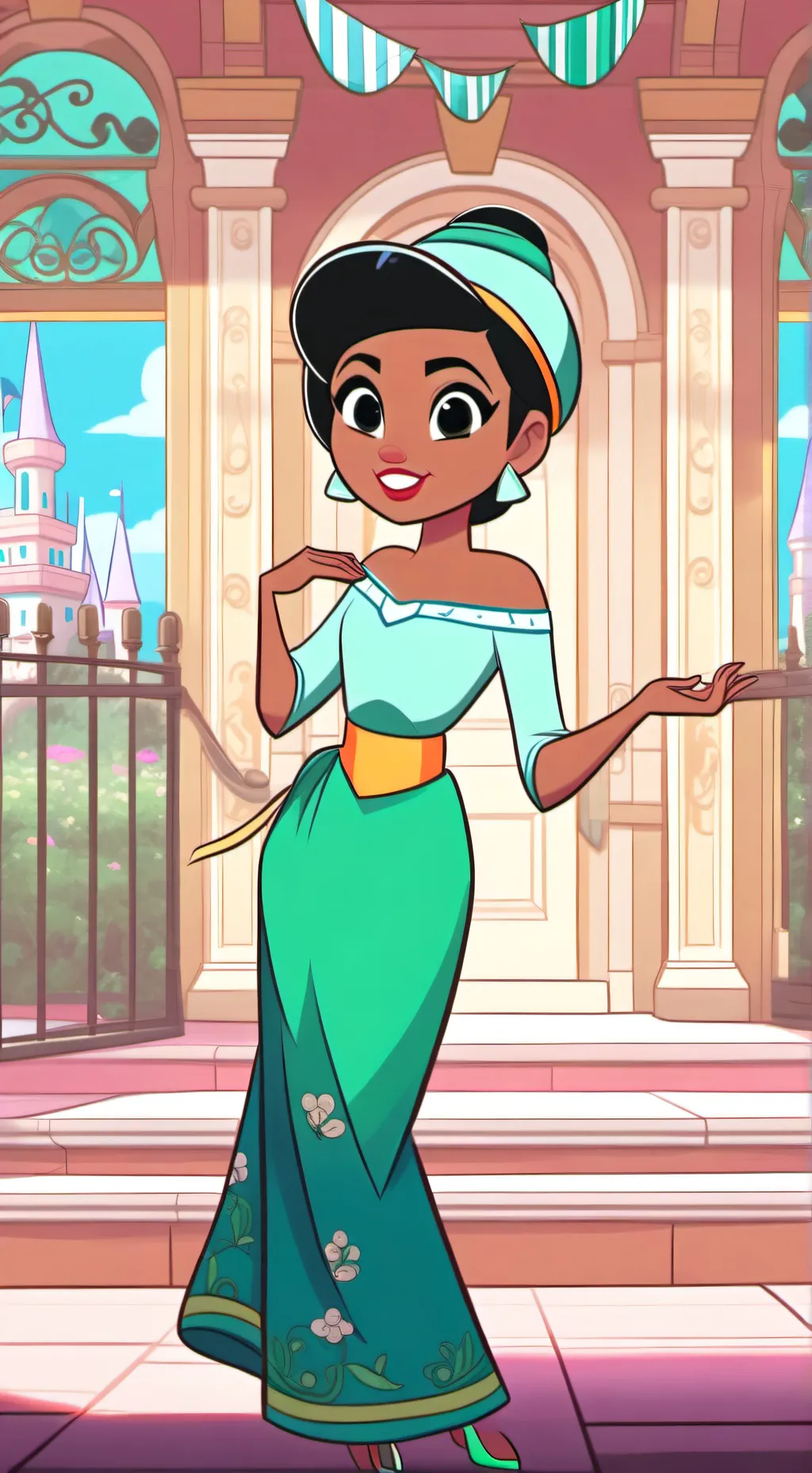 ai character: Jasmine  background