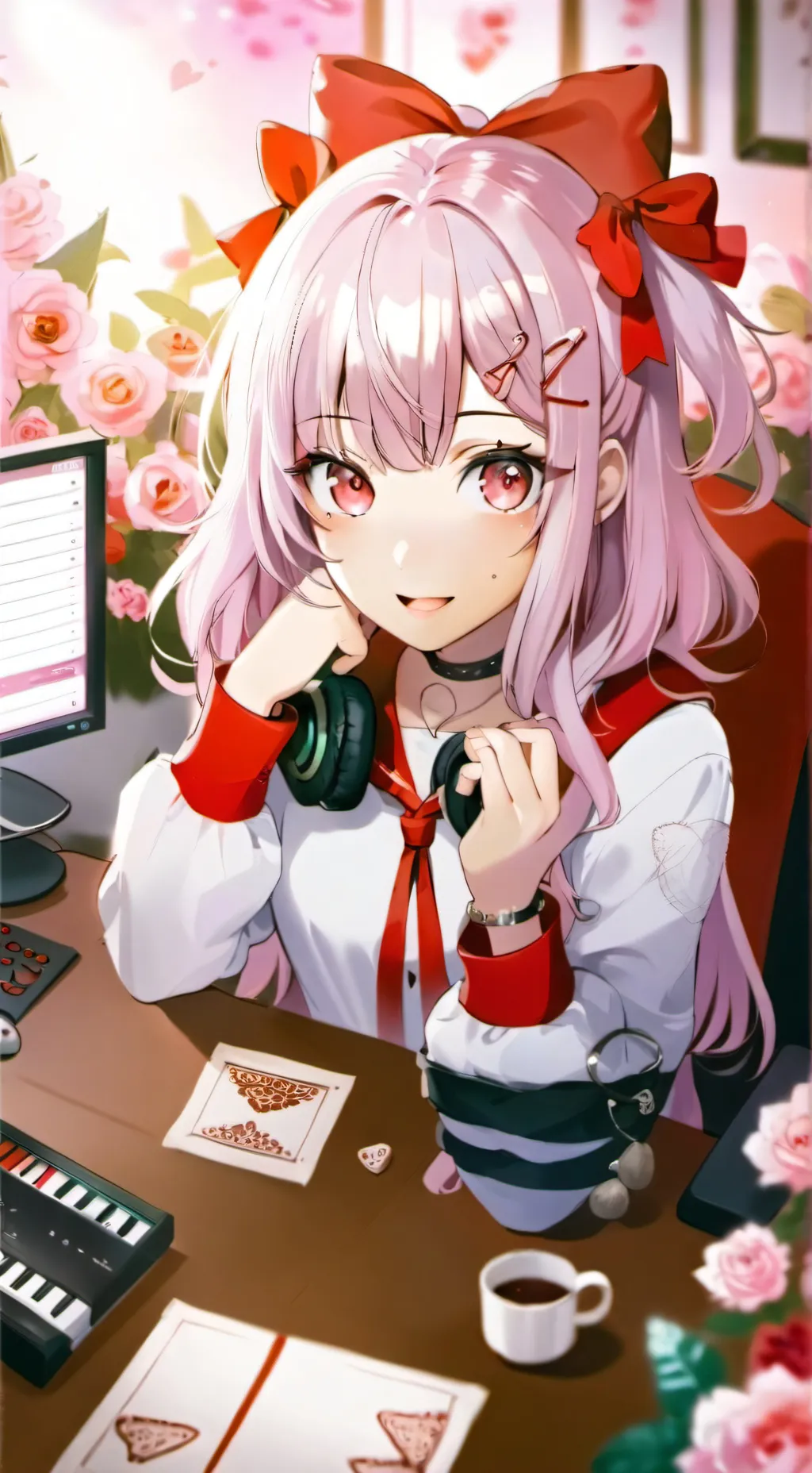 ai character: Luna background