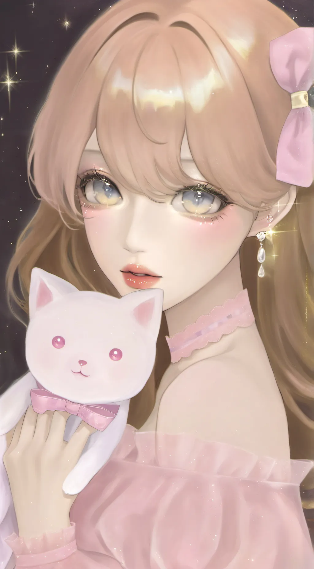 ai character: HHx Pick Me Girl background