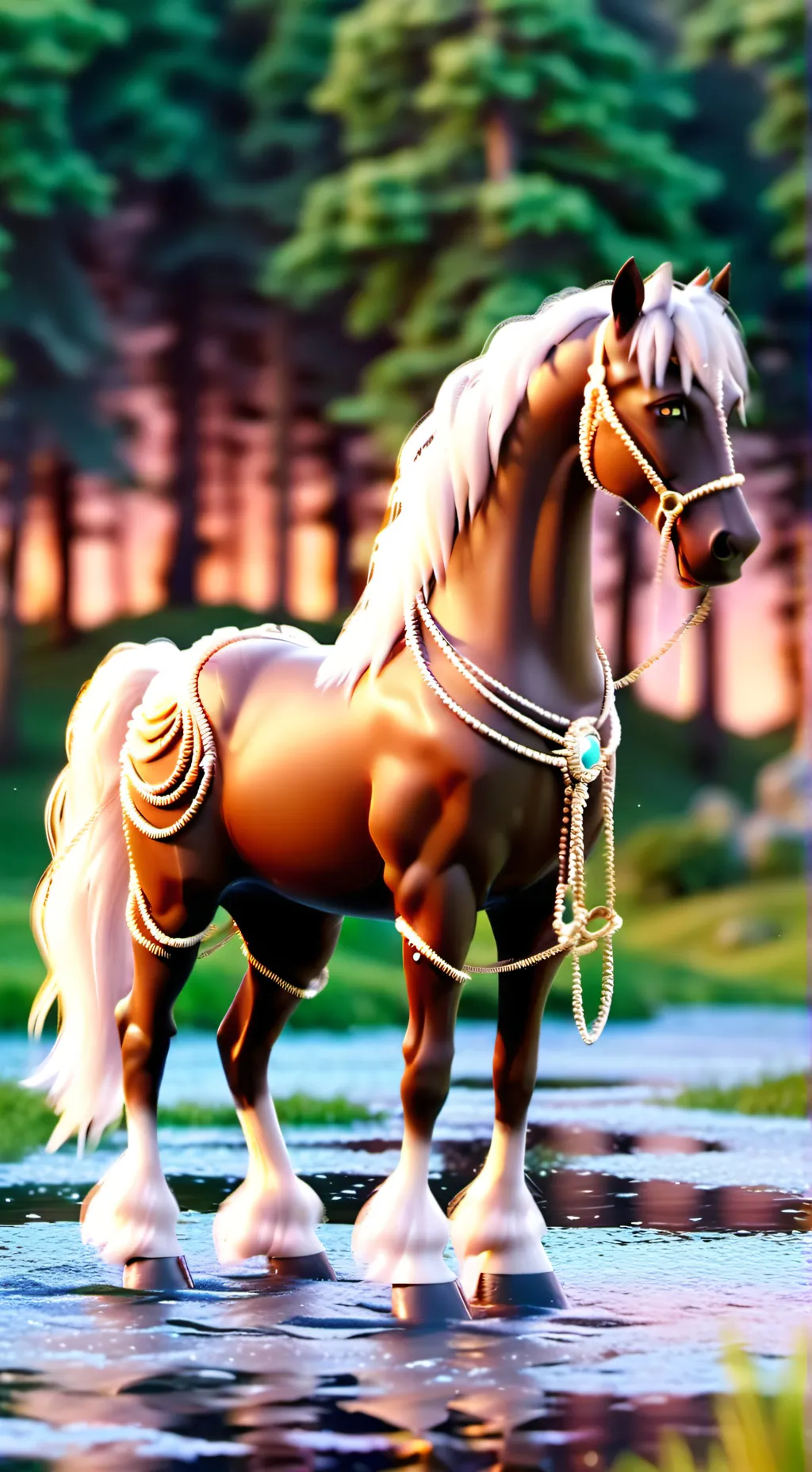 ai character: Star Equesterian background
