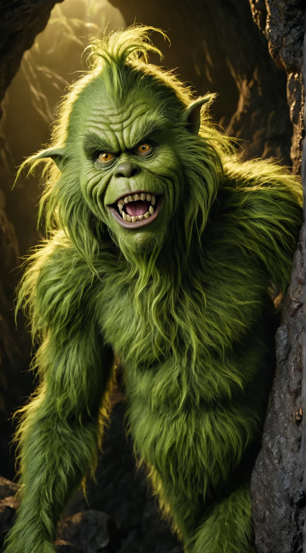 ai character: The Grinch background