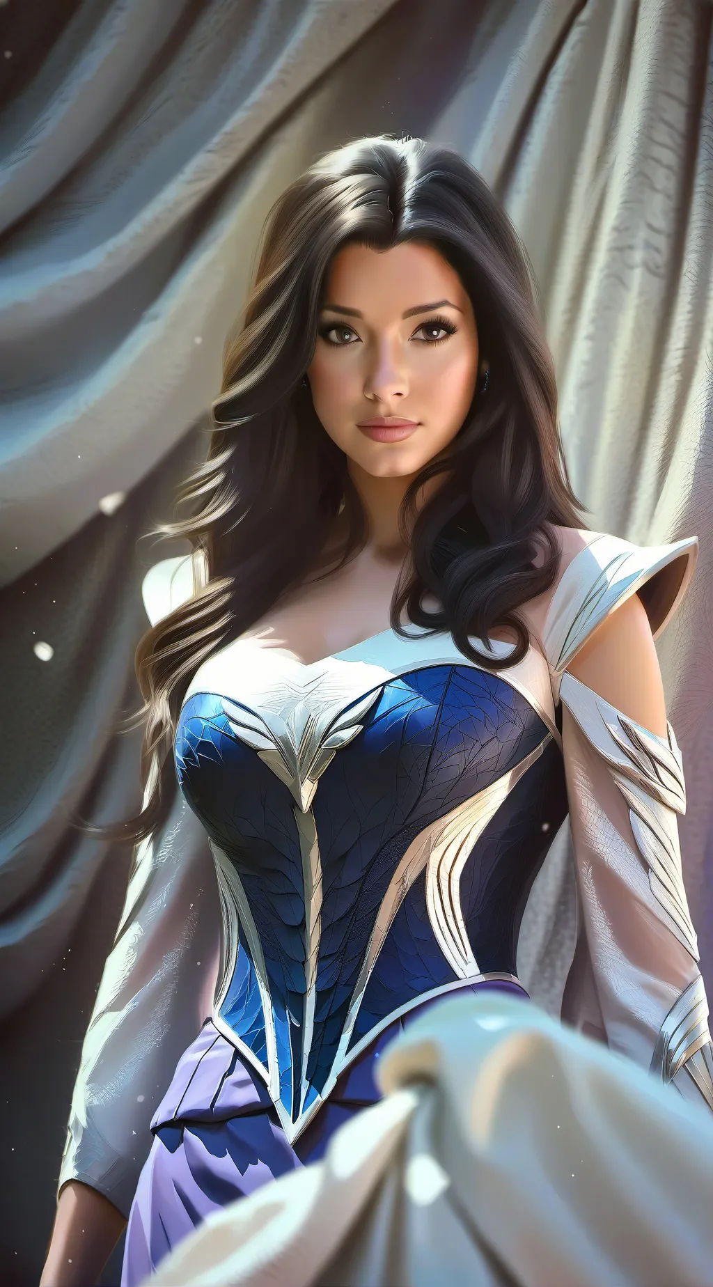 ai character: Female Cesar  background