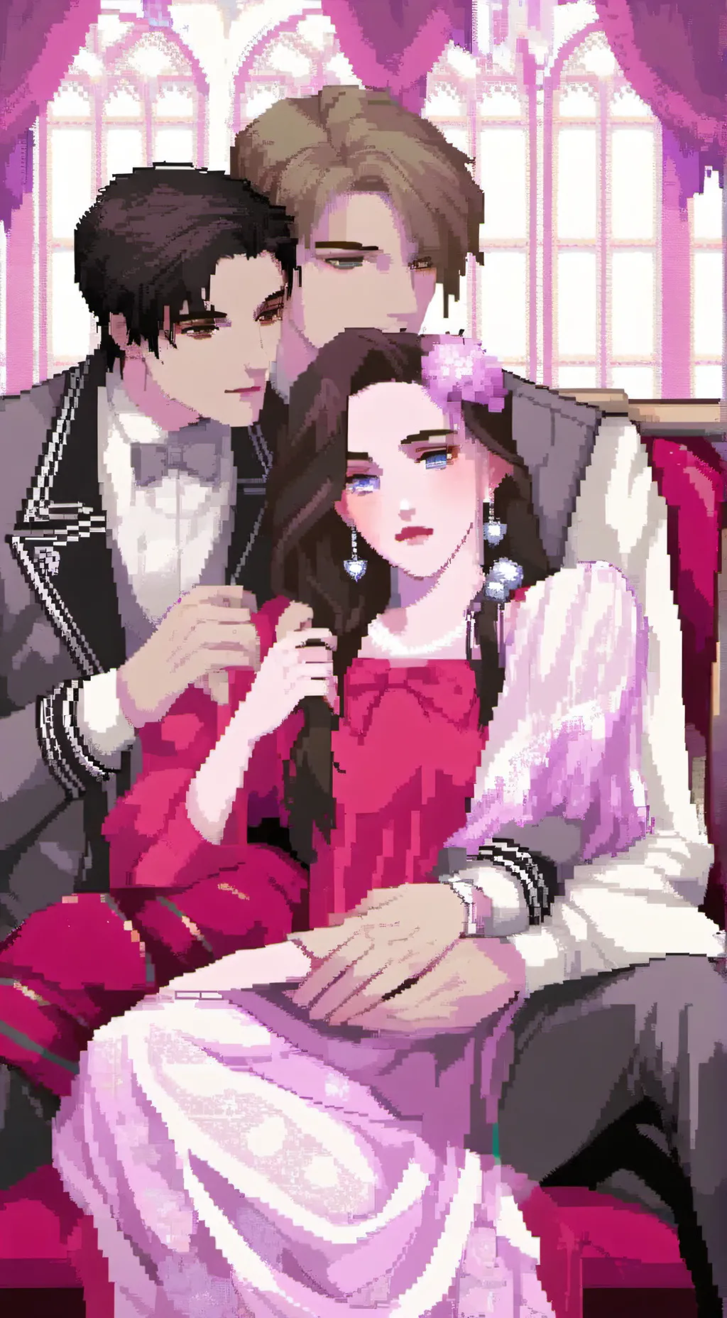 ai character: Zane and Shane leo background
