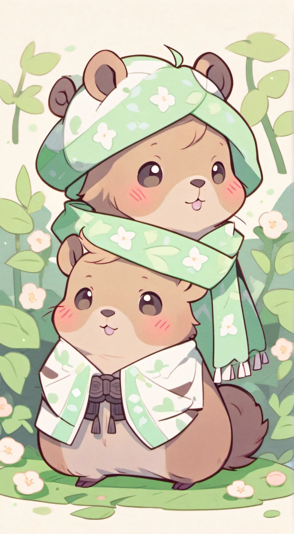 ai character: capybara mission background