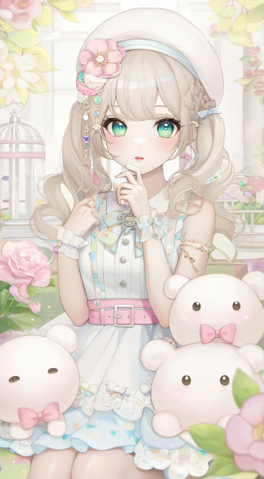 ai character: luna background
