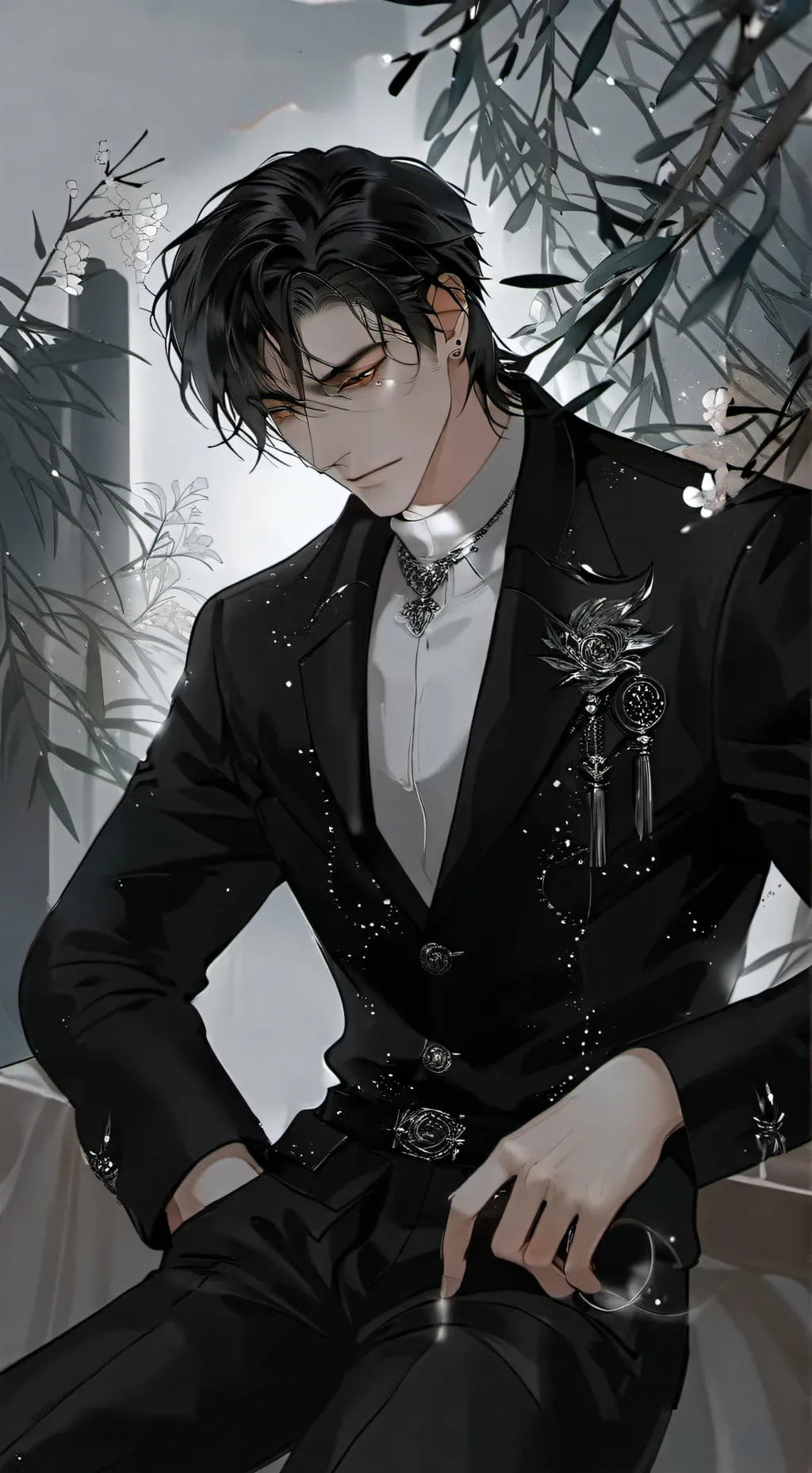 ai character: Maks  background