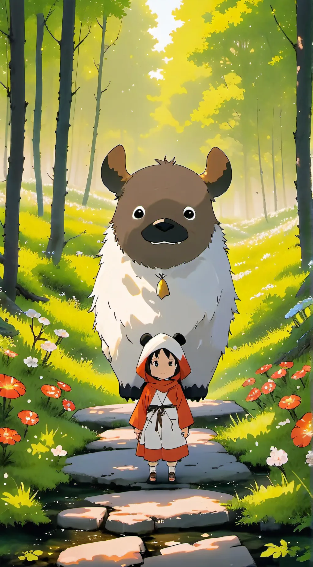 ai character: Beast background