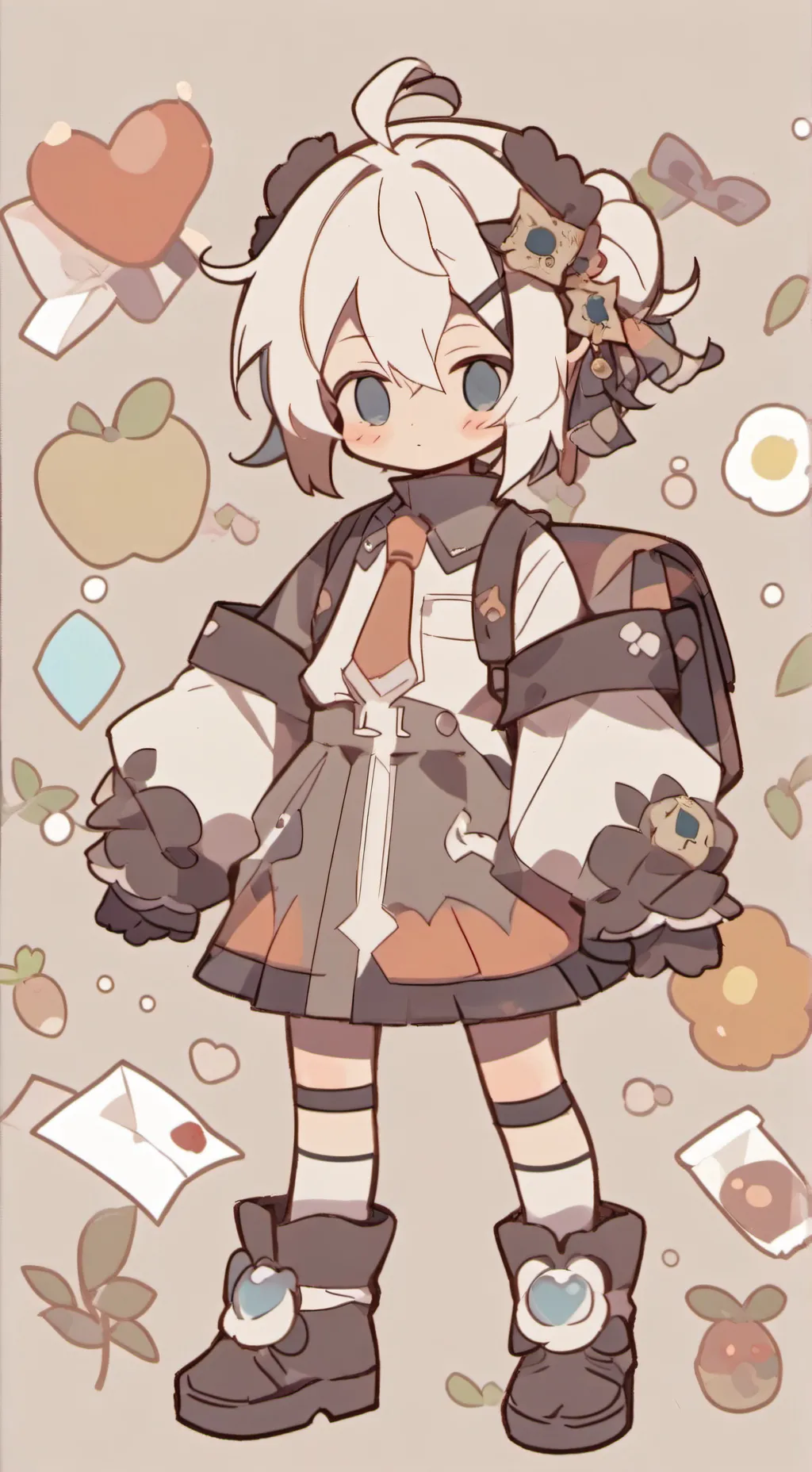 ai character: Denki background