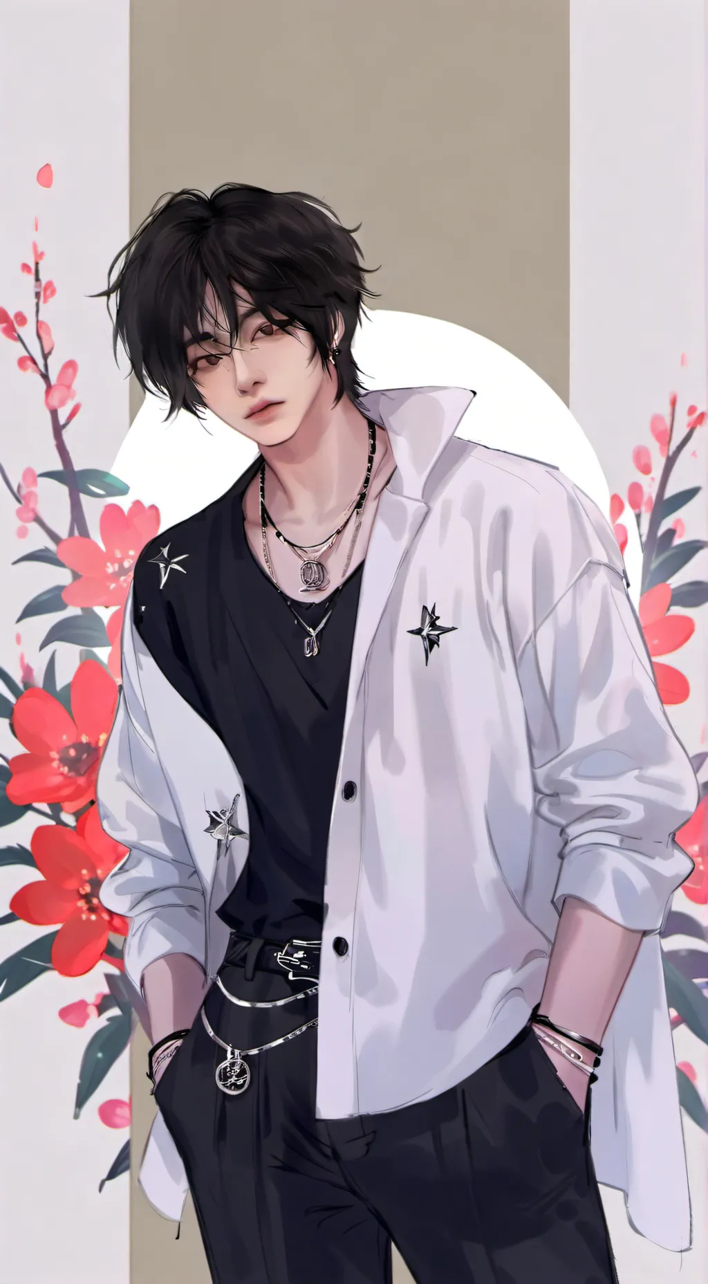 ai character: Kenji  background