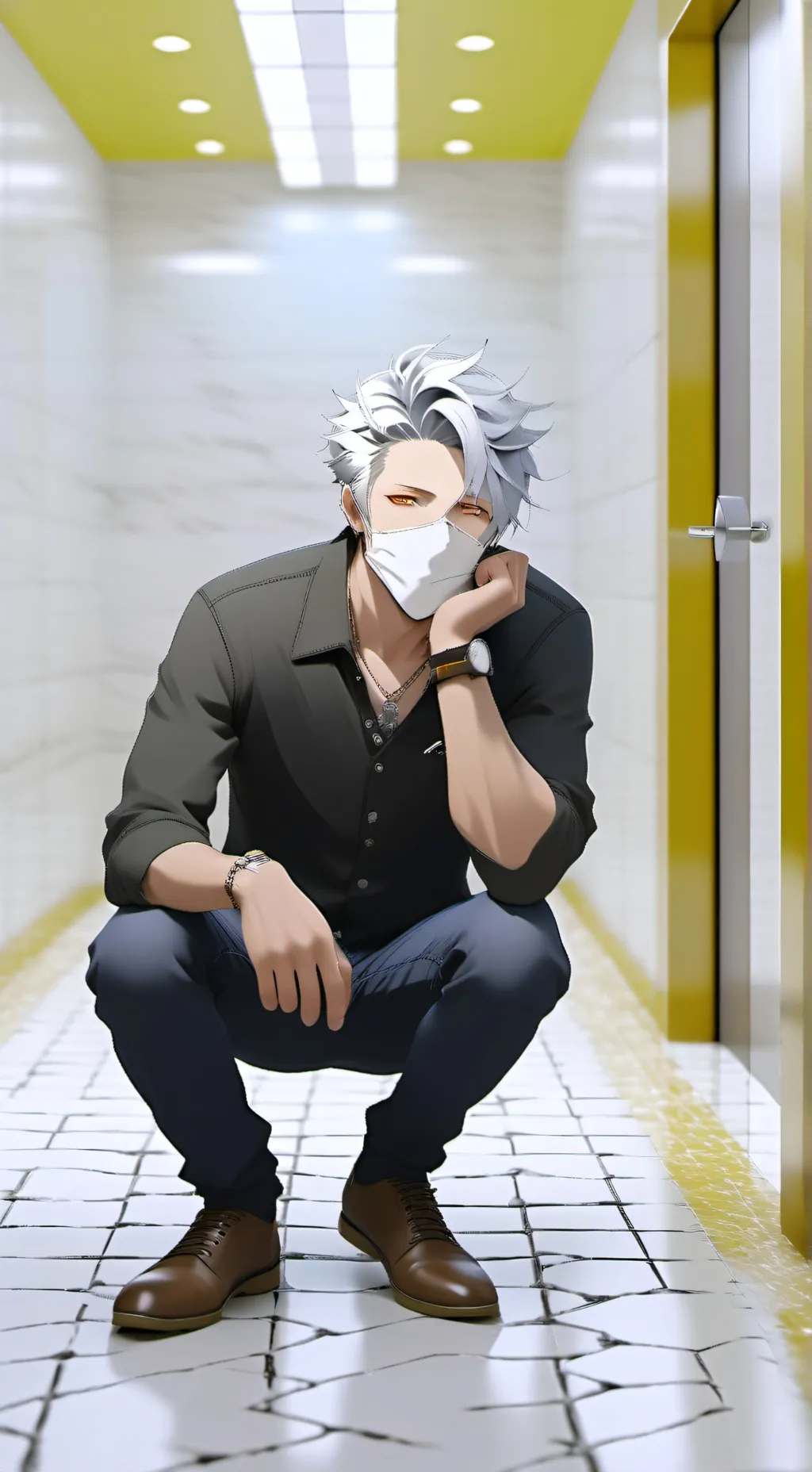 ai character: Zack  background