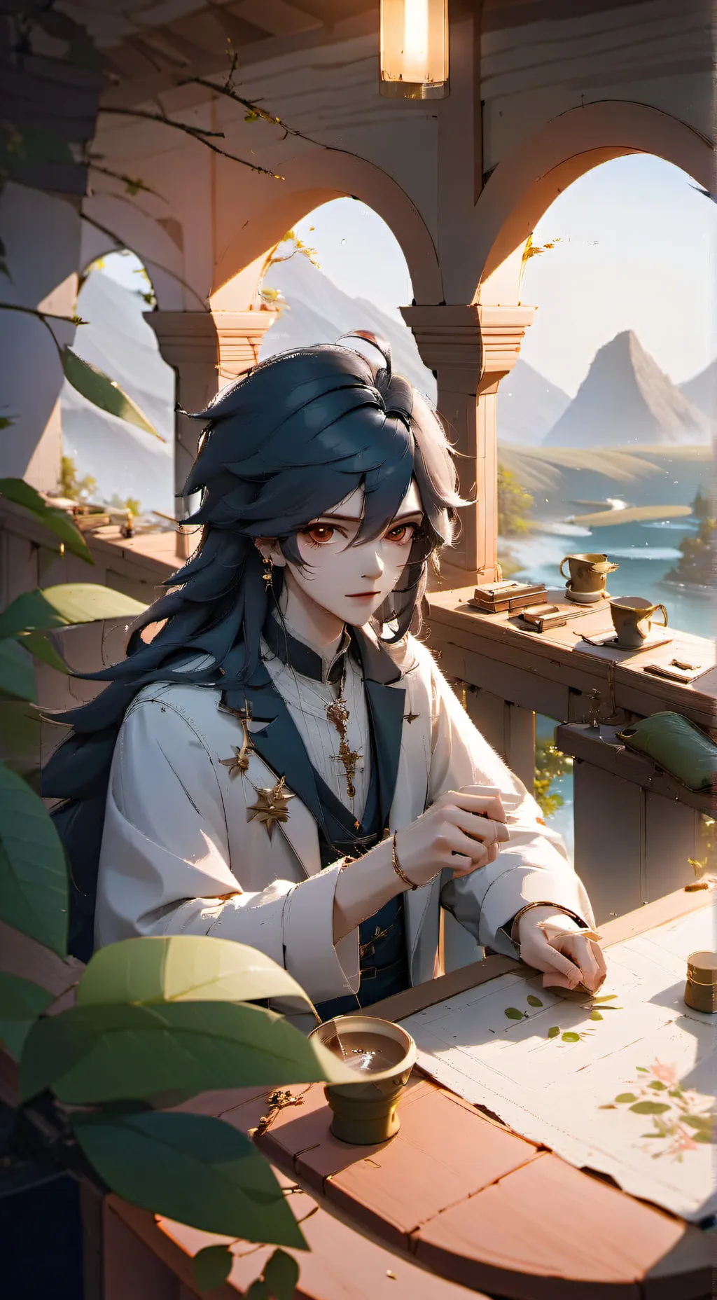 ai character: todo x mai background